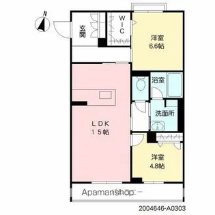 セントリビエ神宮北【3階】の間取り
