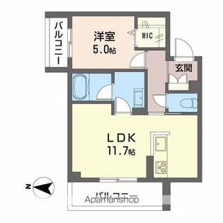 ガーデンコート【2階】の間取り