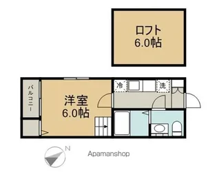 マインハイム枇杷島【2階】の間取り