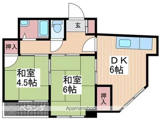 第2内藤ビル【4階】の間取り