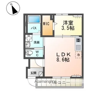 グランバレーⅡ【1階】の間取り