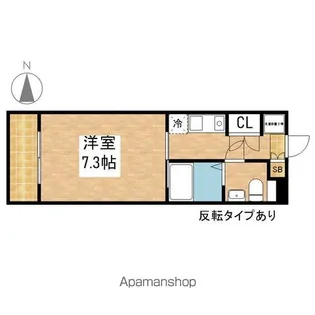 YS上前津【504号室】の間取り