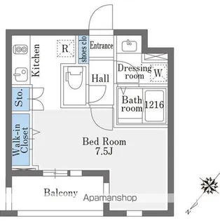 LA DOUCEUR巣鴨EAST【2階】の間取り