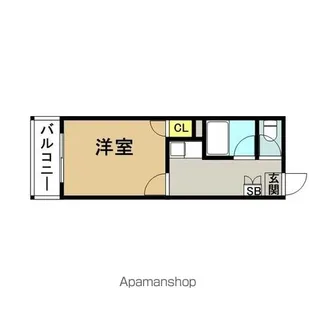 セントラルコート駅南【2階】の間取り