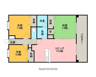 オーパスアレイ【1階】の間取り