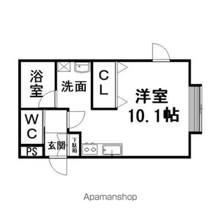 フローレンス柏陽【201号室】の間取り