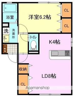 CONFORE(コンフォール)【102号室号室】の間取り