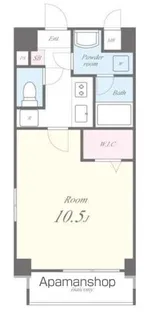 ブルーアース品川【7階】の間取り