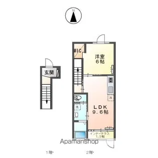 アルド【2階】の間取り