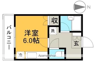 荒川ハイツ【3階】の間取り