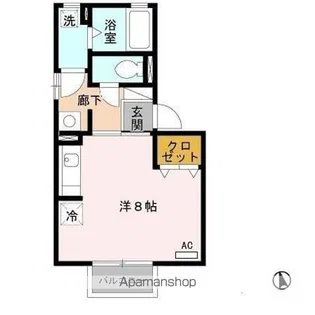 テラー・ウエスト新芦屋【206.号室】の間取り