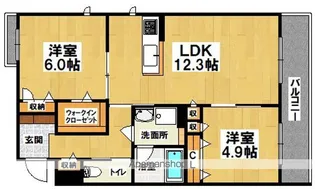 リヴェール【3階】の間取り