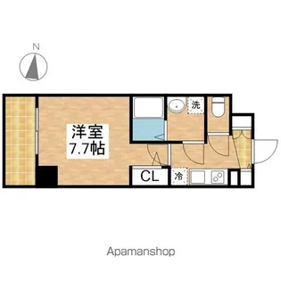 エスリード大須アヴェニュー【6階】の間取り