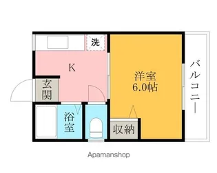 大阪府貝塚市麻生中【アパート】の間取り