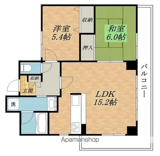 グランドール浜大津【901号室】の間取り