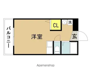 サンケイマンション第6【4階】の間取り
