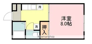 ハイツシャルマン【2階】の間取り
