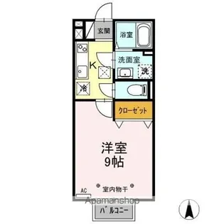 メゾン・ド・ボヌール AB【1階】の間取り