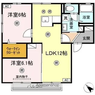 クレストパレス A棟【2階】の間取り