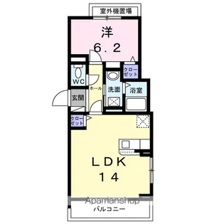プラシード【2階】の間取り