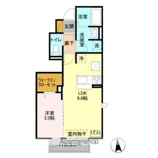 サンルミエール C【1階】の間取り