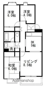 T’S GARDEN習志野台【3階】の間取り