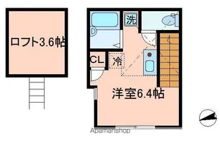 クリスタルコンフォート【2階】の間取り