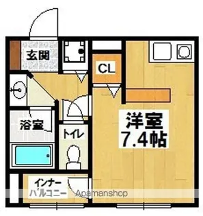 アフルエンス【2階】の間取り