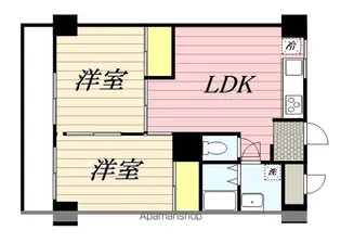 広栄ハイツ【3階】の間取り