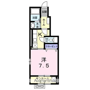 ノーブル ウィング【1階】の間取り