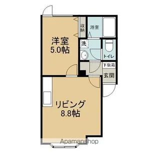 ボーヌ・ヴィラージュ【Ⅰ205号室】の間取り