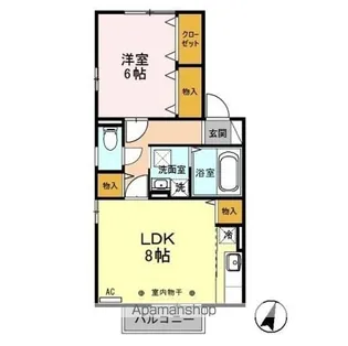 JーROOM妃 A【1階】の間取り