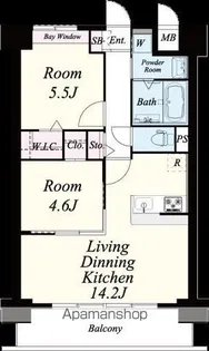 ルシエル【1階】の間取り