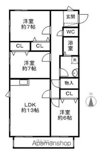 風雅館【2階】の間取り