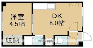 マンション白樺【3階】の間取り