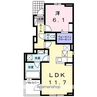 サニーホームⅤ【1階】の間取り