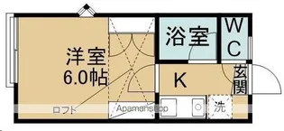 ベルトピア仙台9【201号室】の間取り