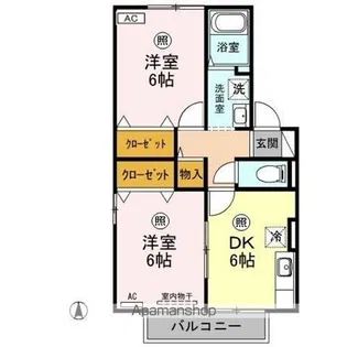 サニーウェル清里 A【1階】の間取り