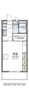 レオパレス虹の松原Ⅱ【2階】の間取り