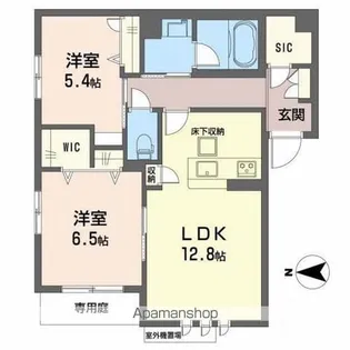 SHAMAISON ECRACIE【1階】の間取り