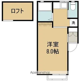 ミモザ館多賀城【2階】の間取り