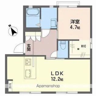 シティ.カーサ.桜【1階】の間取り