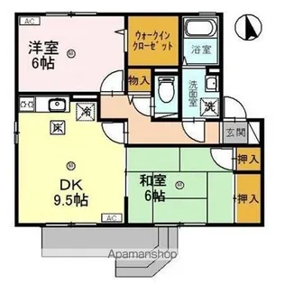 アリオス C【1階】の間取り