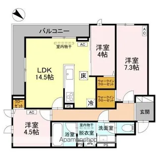 フィラーレ【1階】の間取り