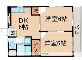 クレシア長町【3階】の間取り