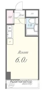 セジュール田町【4階】の間取り