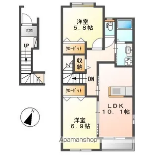スターランズ・大塚【2階】の間取り
