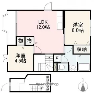 グリーンエコーB【201号室】の間取り