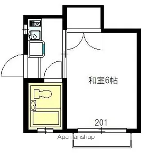 さくらコーポ【201号室】の間取り