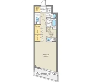 CORNES HOUSE NAGOYA【1103号室】の間取り